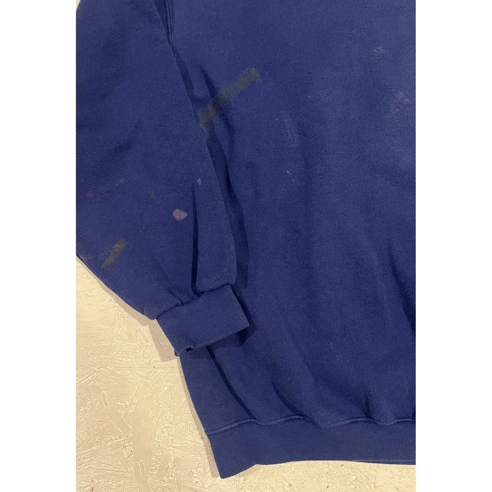 Vintage Lee Heavyweight Anchorage Cup 2000 Crewneck Sweatshirt‎ Size 2XL Blue